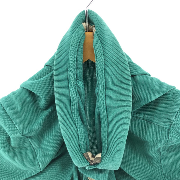 Burberry's BURBERRY BRIT short-sleeved polo shirt, men's size L cotton Emerald green Vintage Second Hand
