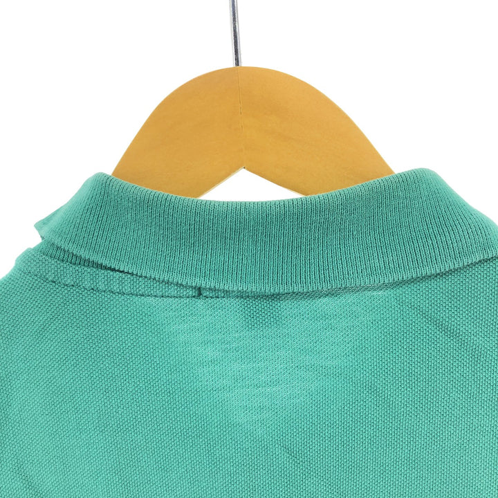 Burberry's BURBERRY BRIT short-sleeved polo shirt, men's size L cotton Emerald green Vintage Second Hand
