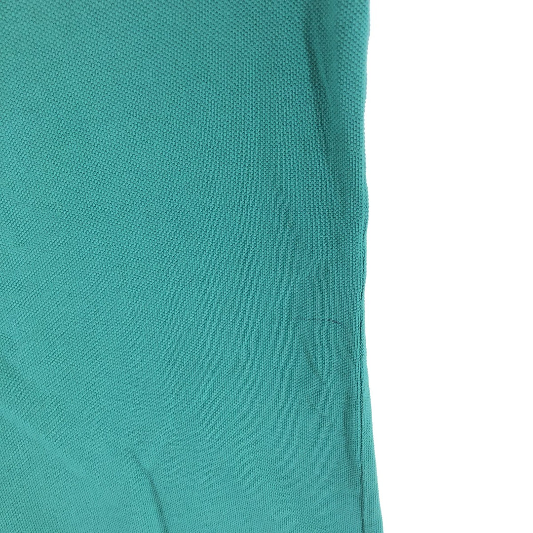 Burberry's BURBERRY BRIT short-sleeved polo shirt, men's size L cotton Emerald green Vintage Second Hand