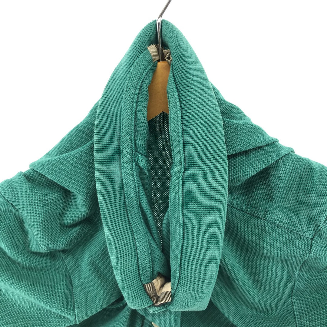 Burberry's BURBERRY BRIT short-sleeved polo shirt, men's size L cotton Emerald green Vintage Second Hand