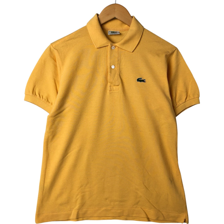 Lacoste LACOSTE short sleeve polo shirt size 3, men's size S cotton yellow type Vintage Second Hand