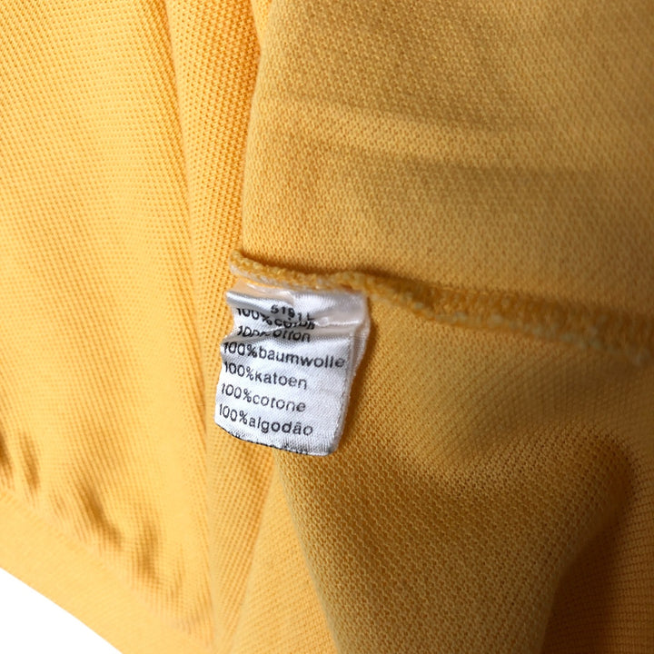 Lacoste LACOSTE short sleeve polo shirt size 3, men's size S cotton yellow type Vintage Second Hand
