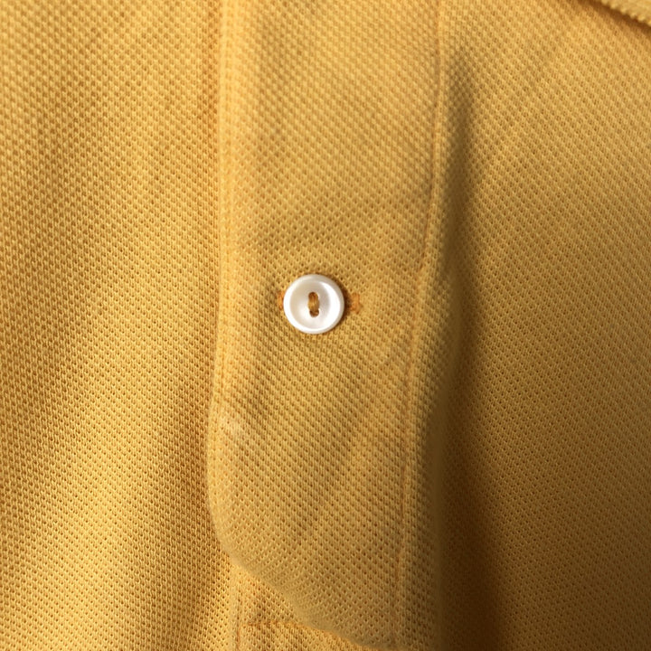 Lacoste LACOSTE short sleeve polo shirt size 3, men's size S cotton yellow type Vintage Second Hand