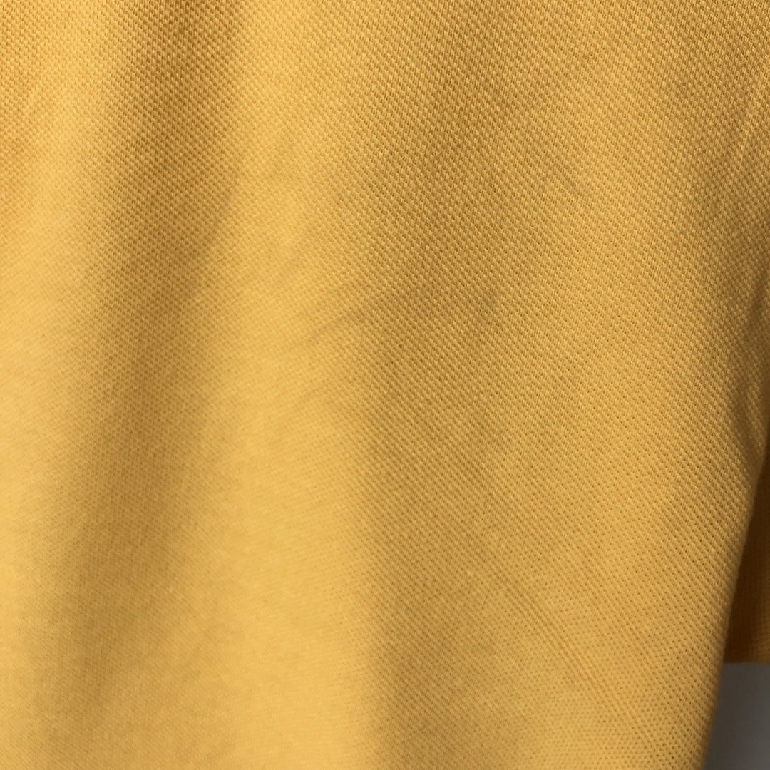 Lacoste LACOSTE short sleeve polo shirt size 3, men's size S cotton yellow type Vintage Second Hand