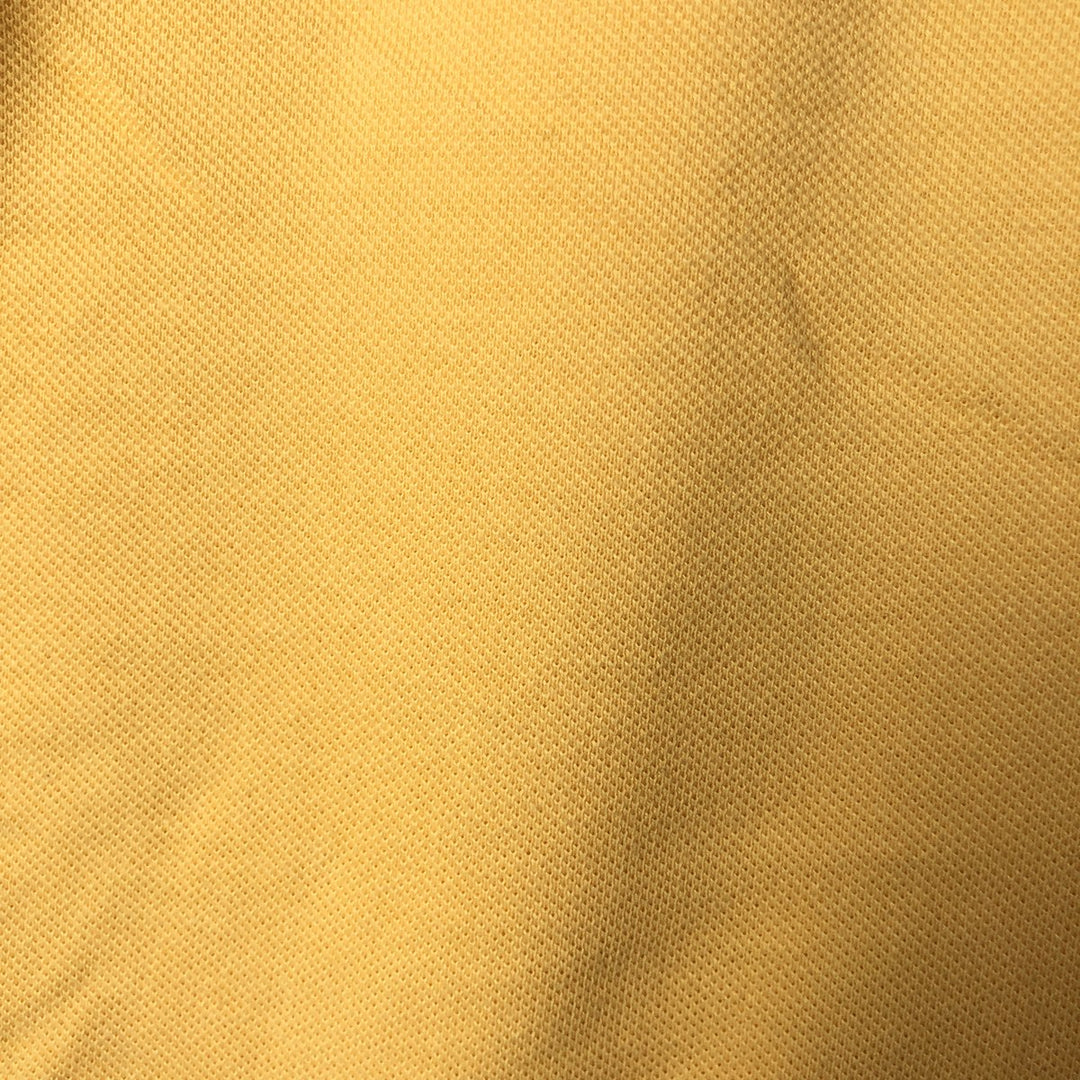 Lacoste LACOSTE short sleeve polo shirt size 3, men's size S cotton yellow type Vintage Second Hand