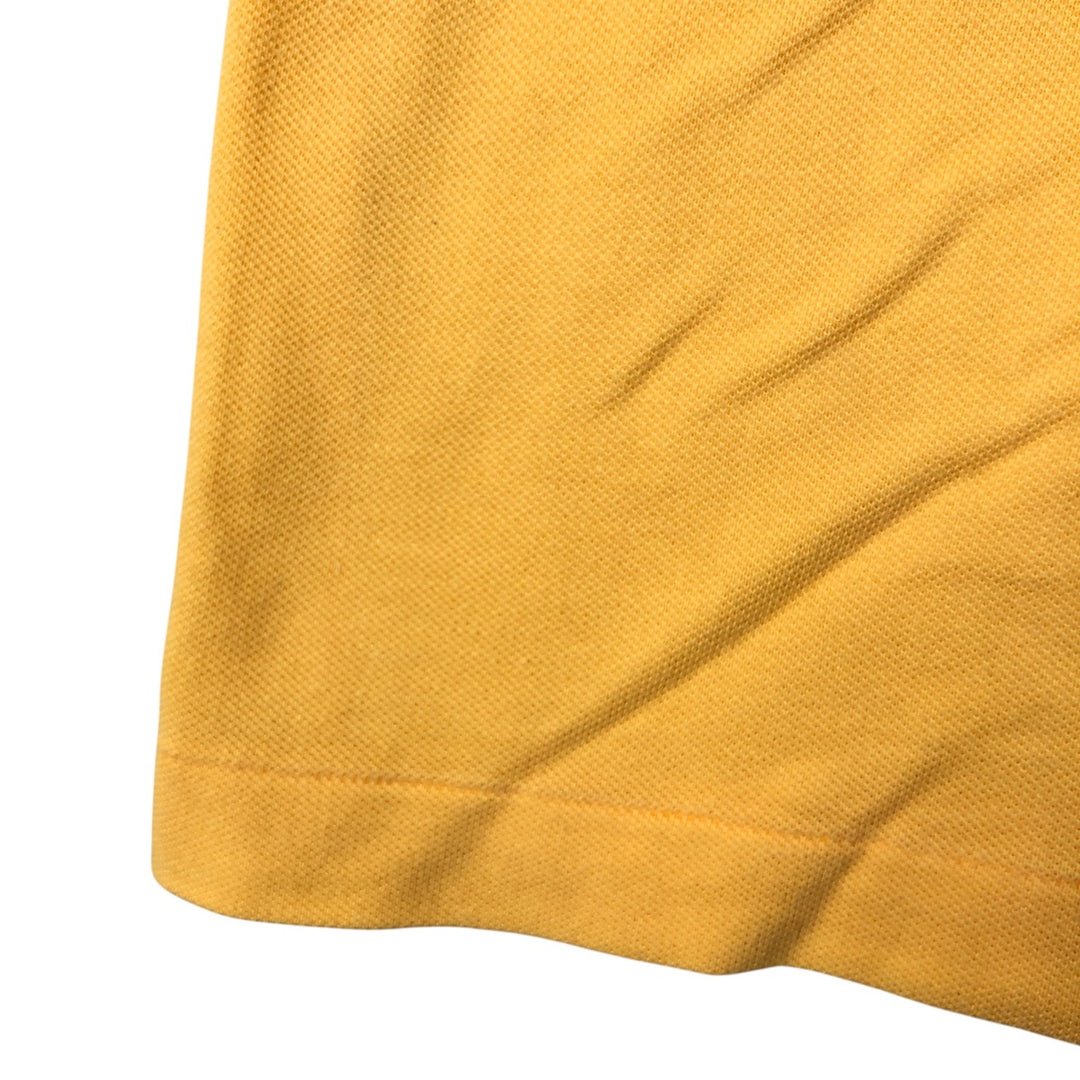 Lacoste LACOSTE short sleeve polo shirt size 3, men's size S cotton yellow type Vintage Second Hand