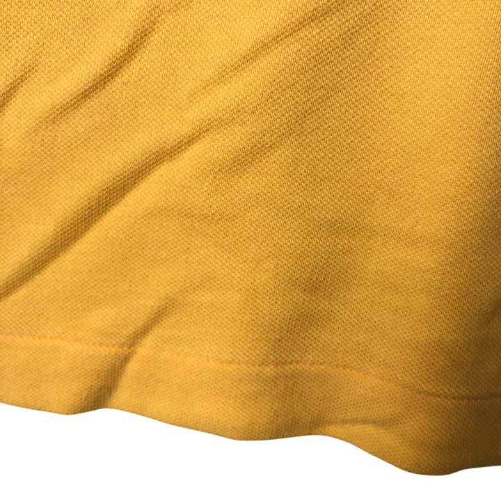 Lacoste LACOSTE short sleeve polo shirt size 3, men's size S cotton yellow type Vintage Second Hand