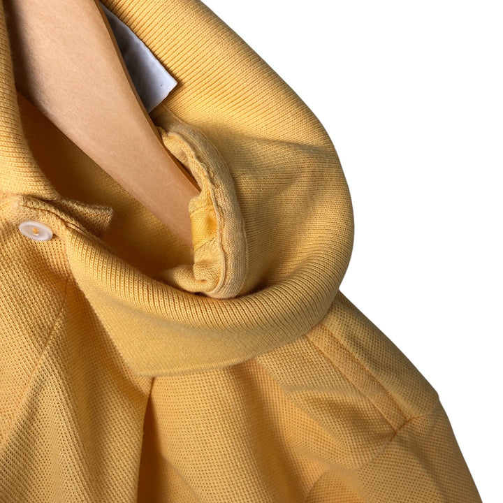 Lacoste LACOSTE short sleeve polo shirt size 3, men's size S cotton yellow type Vintage Second Hand