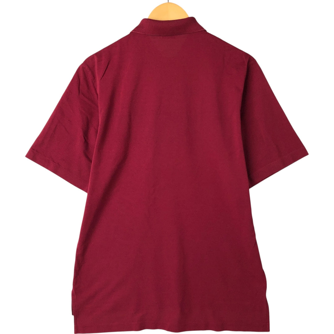 Ralph Lauren POLO GOLF Short Sleeve Polo Shirt Men's M Pima Cotton bordeaux Vintage Second Hand
