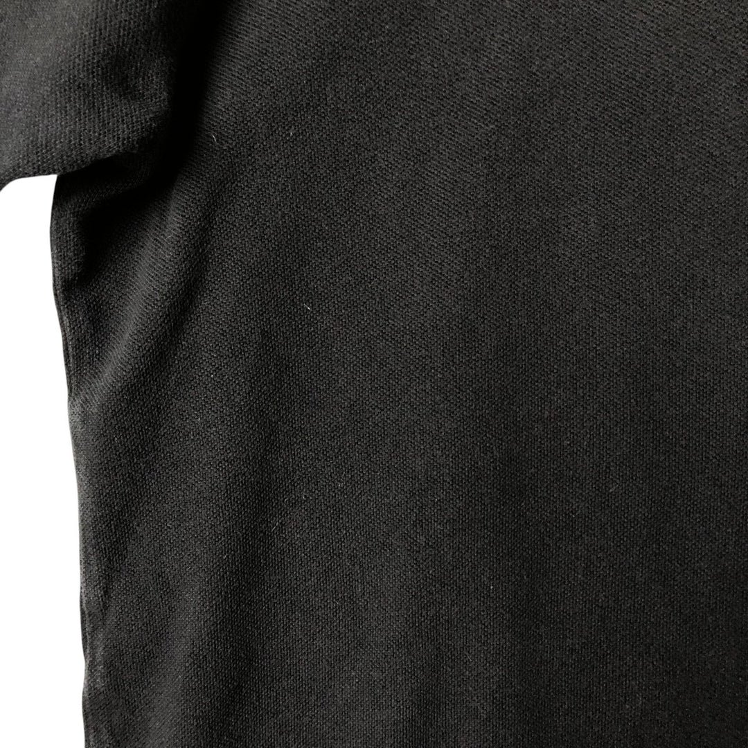 Ralph Lauren POLO by Ralph Lauren CUSTOM FIT short sleeve polo shirt, men's XL size cotton black type Vintage Second Hand