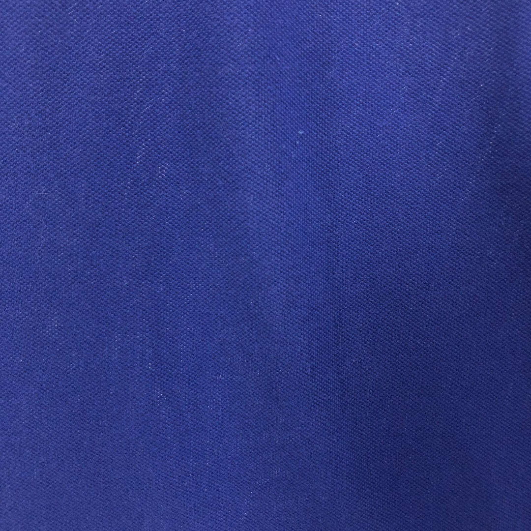 Lacoste short sleeve polo shirt, men's size M cotton blue type Vintage Second Hand