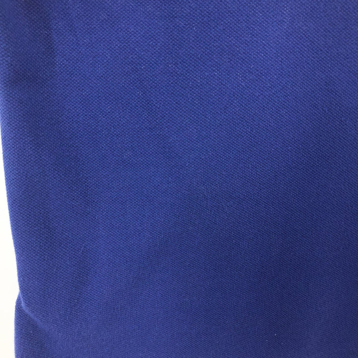 Lacoste short sleeve polo shirt, men's size M cotton blue type Vintage Second Hand