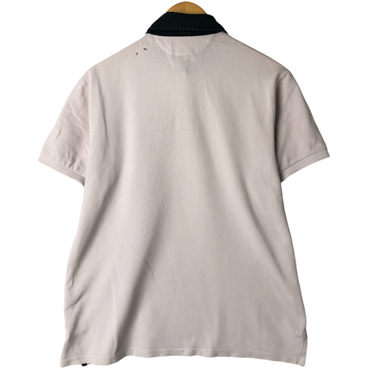 Ralph Lauren POLO by Ralph Lauren CUSTOM FIT short sleeve polo shirt, men's size L cotton pink type Vintage Second Hand