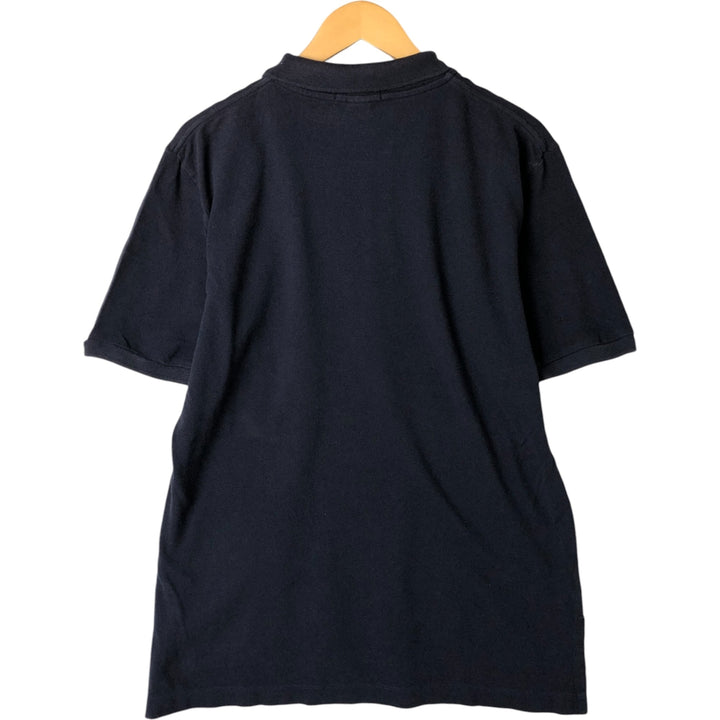 Ralph Lauren POLO by Ralph Lauren short sleeve polo shirt, men's size L cotton black type Vintage Second Hand