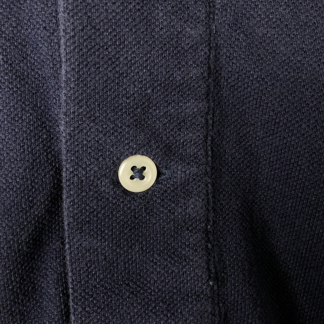 Ralph Lauren POLO by Ralph Lauren short sleeve polo shirt, men's size L cotton black type Vintage Second Hand
