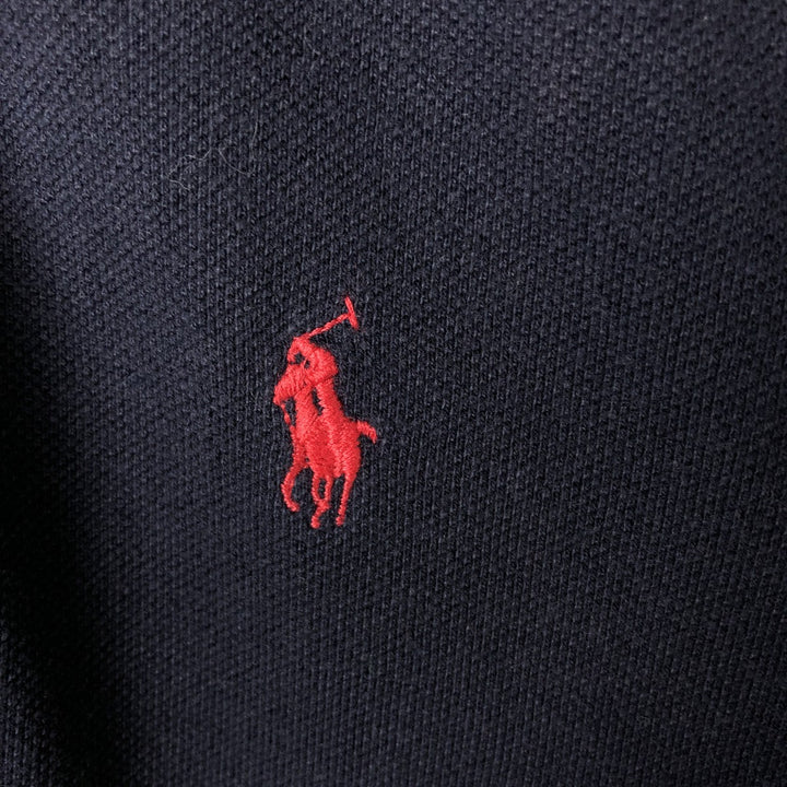 Ralph Lauren POLO by Ralph Lauren short sleeve polo shirt, men's size L cotton black type Vintage Second Hand