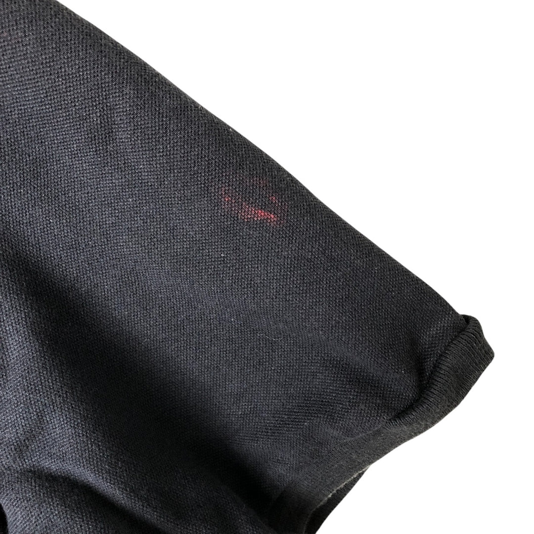 Ralph Lauren POLO by Ralph Lauren short sleeve polo shirt, men's size L cotton black type Vintage Second Hand