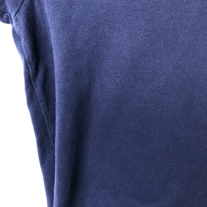 Ralph Lauren POLO by Ralph Lauren CUSTOM FIT short sleeve polo shirt, men's XL size cotton navy blue type Vintage Second Hand