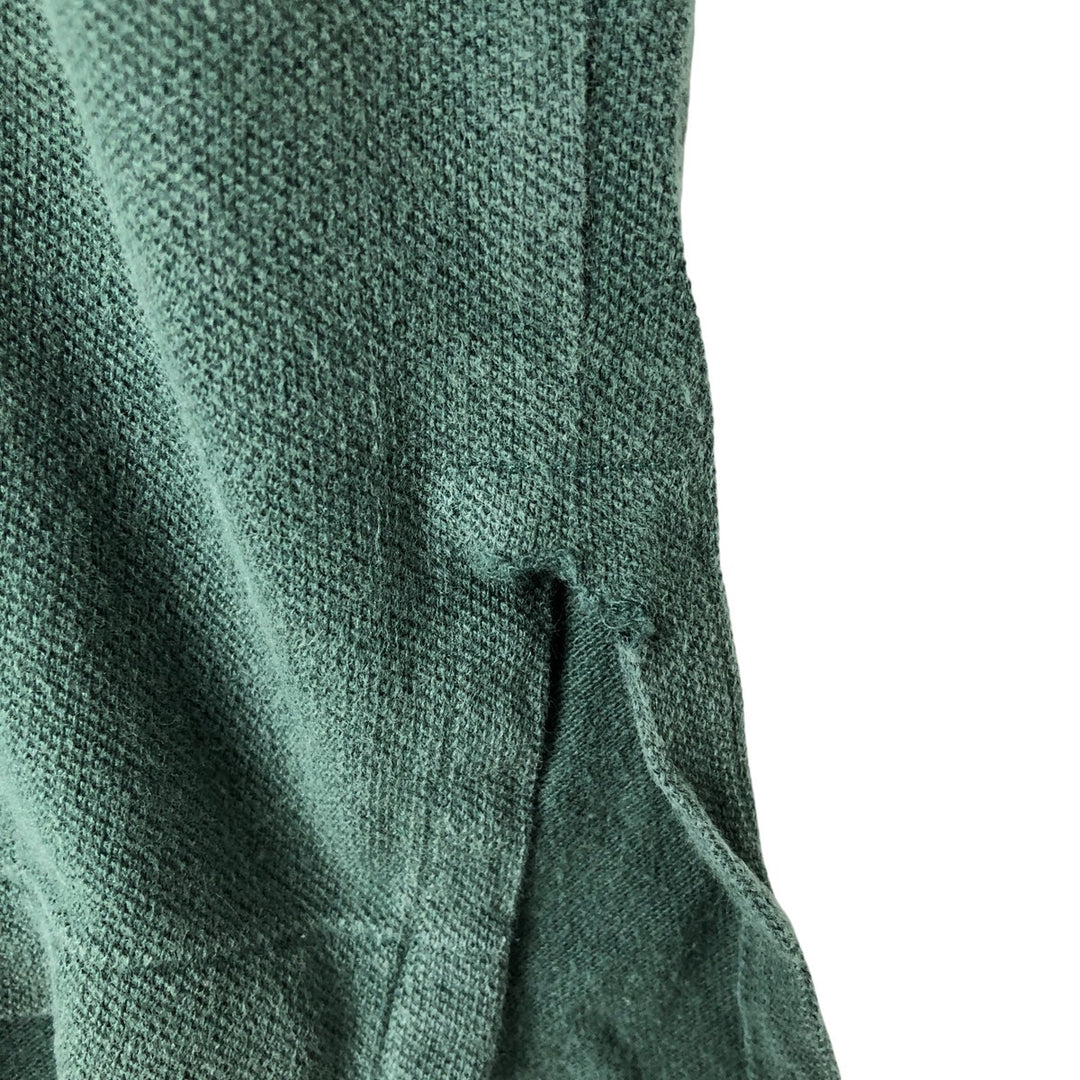 Ralph Lauren POLO by Ralph Lauren short sleeve polo shirt, men's size L cotton Green type dark green Vintage Second Hand