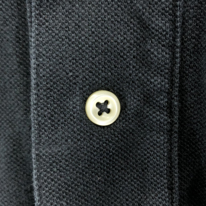 Ralph Lauren POLO by Ralph Lauren short sleeve polo shirt, men's size L cotton black type Vintage Second Hand