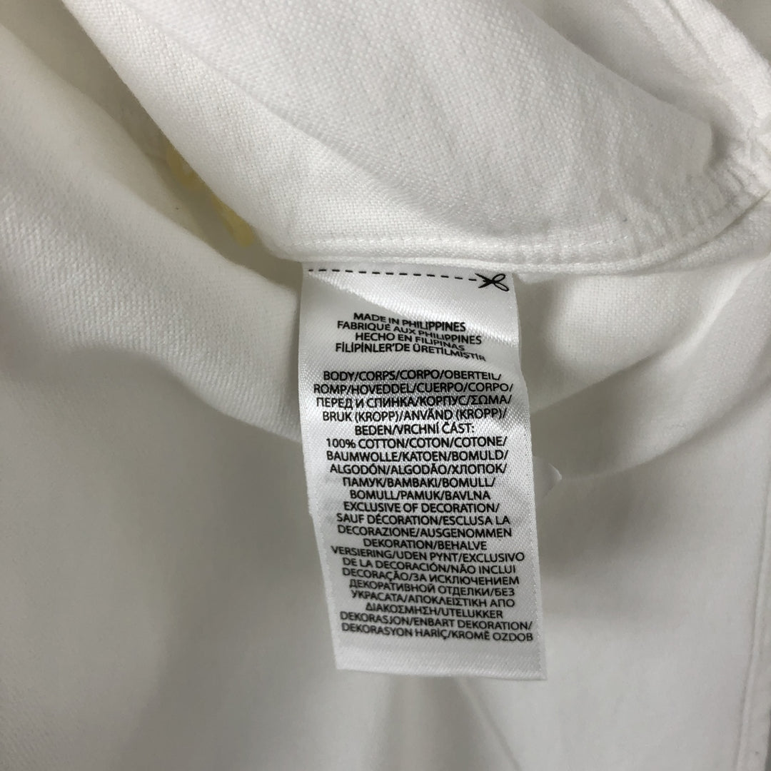 Ralph Lauren Classic Fit short sleeve button down shirt, men's size L cotton white type Vintage Second Hand