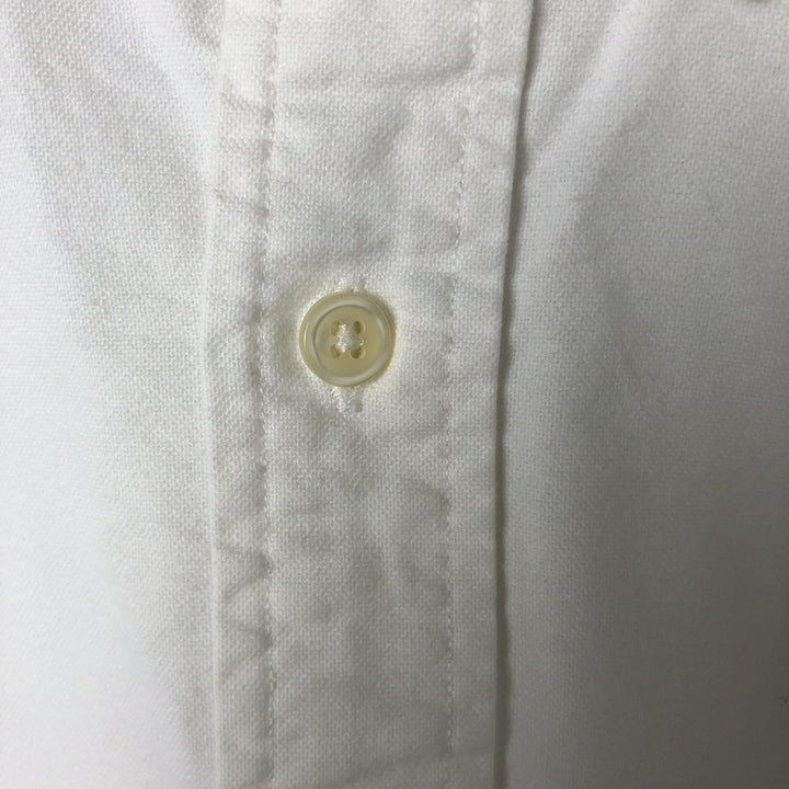 Ralph Lauren Classic Fit short sleeve button down shirt, men's size L cotton white type Vintage Second Hand