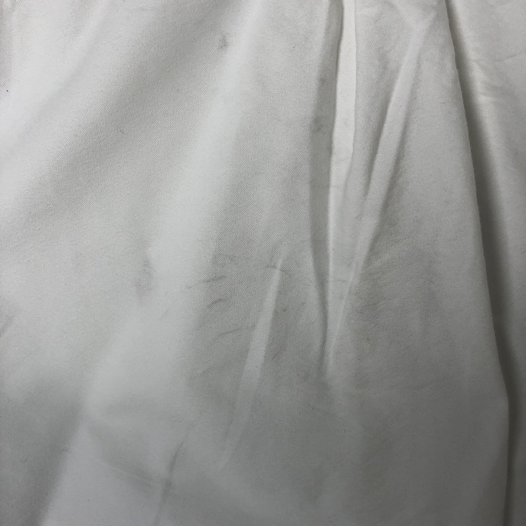 Ralph Lauren Classic Fit short sleeve button down shirt, men's size L cotton white type Vintage Second Hand