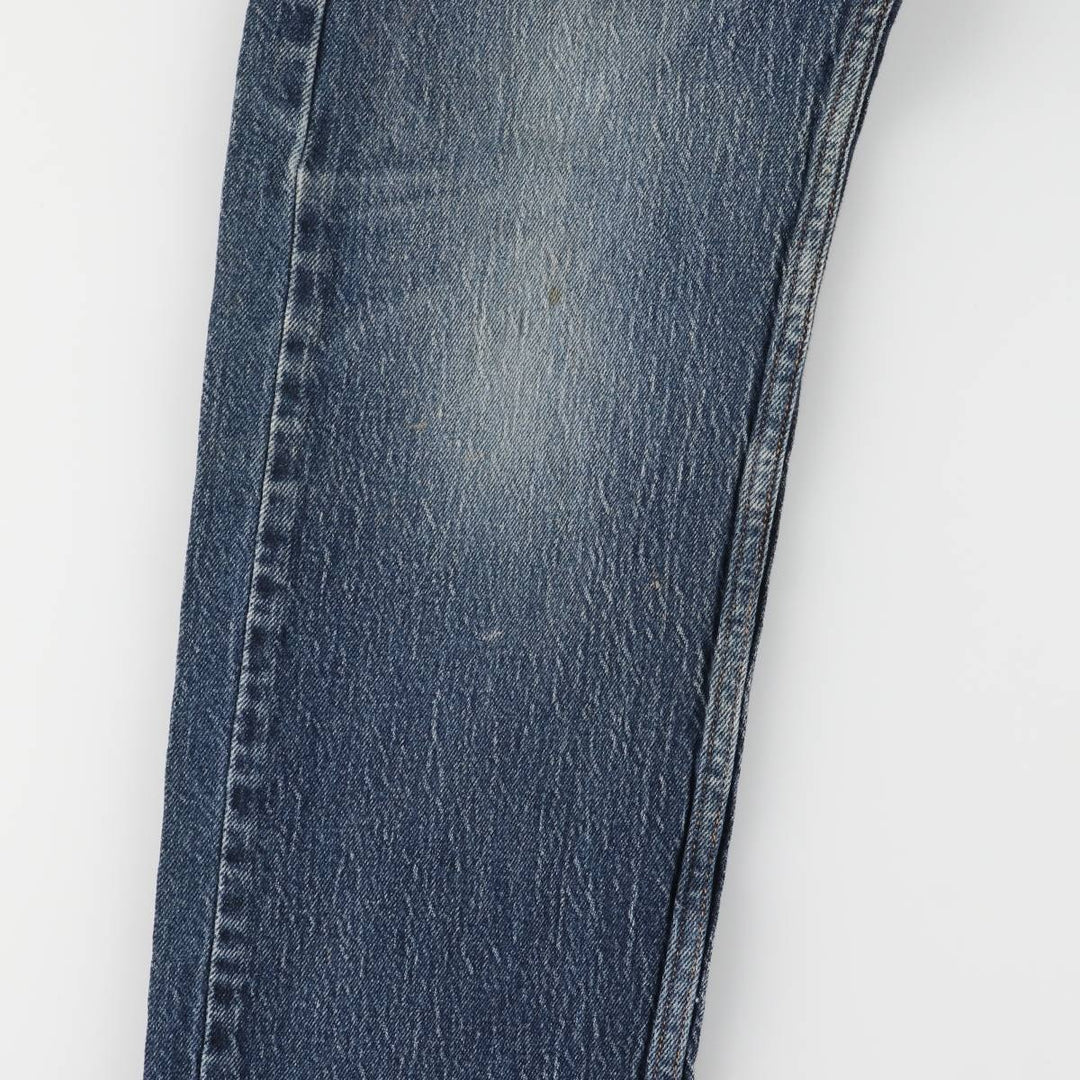 Levi's 505 tapered denim pants for men, equivalent to w32 unclear blue type Vintage Second Hand