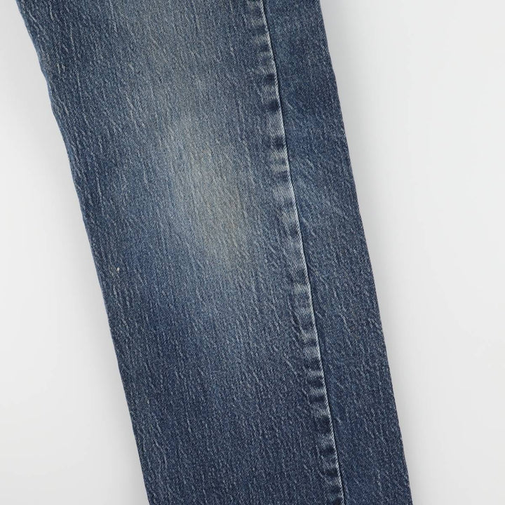 Levi's 505 tapered denim pants for men, equivalent to w32 unclear blue type Vintage Second Hand