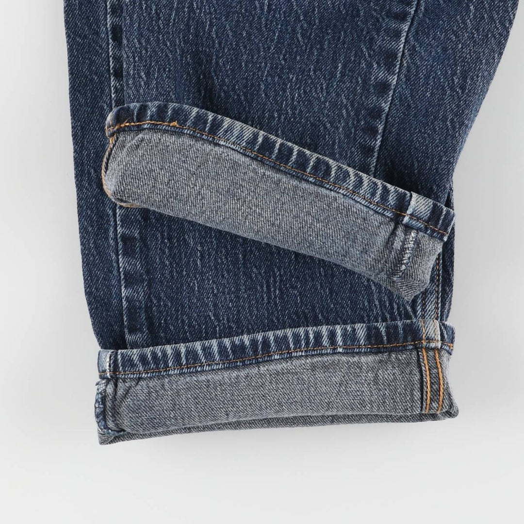 Levi's 505 tapered denim pants for men, equivalent to w32 unclear blue type Vintage Second Hand