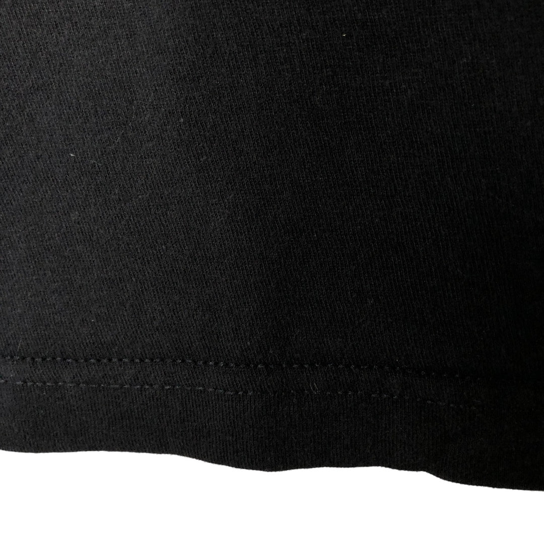 Tultex Skull Pattern Band T-shirt, Men's M size cotton black type Vintage Second Hand