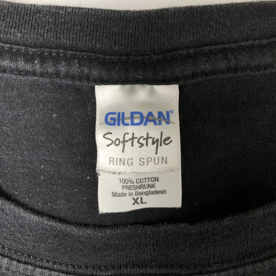 Gildan Softstyle LED ZEPPELIN Band T-shirt, Men's XL cotton black type Vintage Second Hand