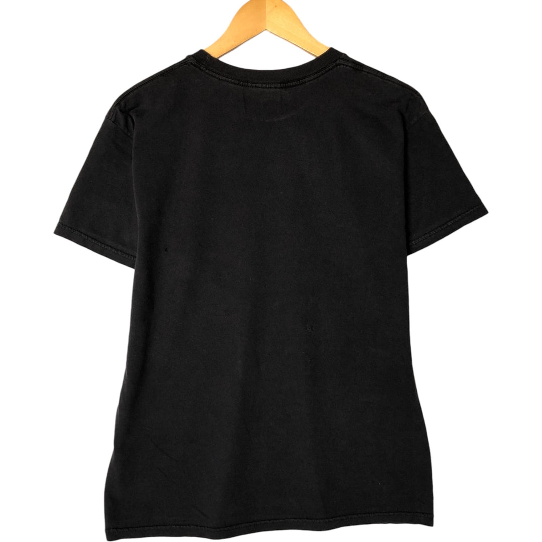 The Rolling Stones Large Print Band T-Shirt Band Tee Men's Size S cotton black type Vintage Second Hand