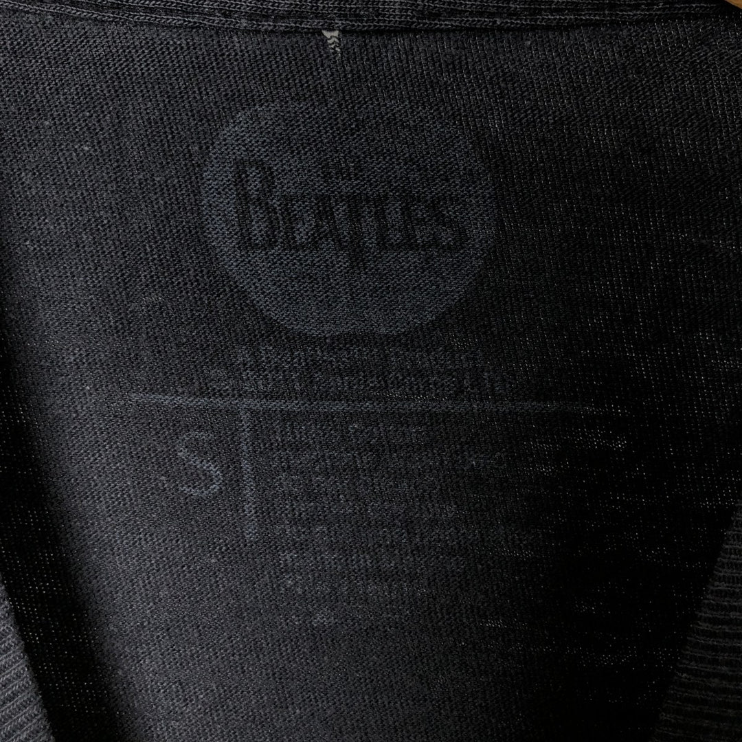 THE BEATLES Band T-shirt, Band T, Men's S size unclear black type Vintage Second Hand