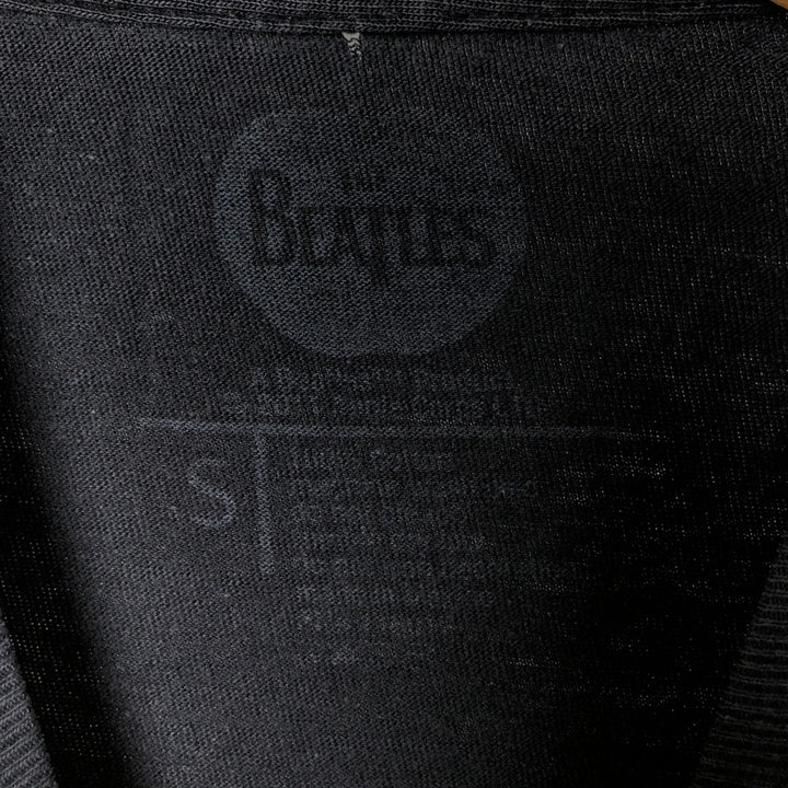 THE BEATLES Band T-shirt, Band T, Men's S size unclear black type Vintage Second Hand