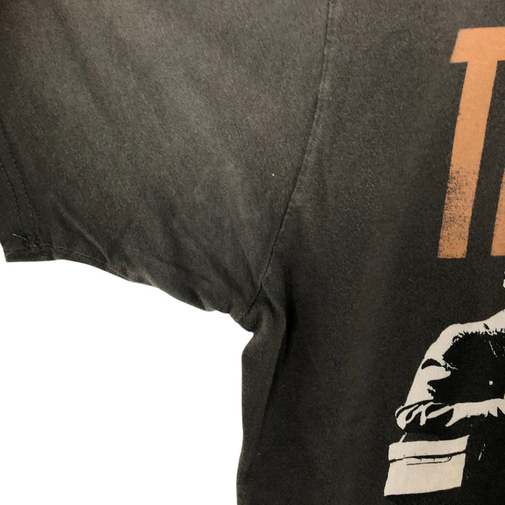 THE BEATLES Band T-shirt, Men's L size cotton Khaki type sage green Vintage Second Hand