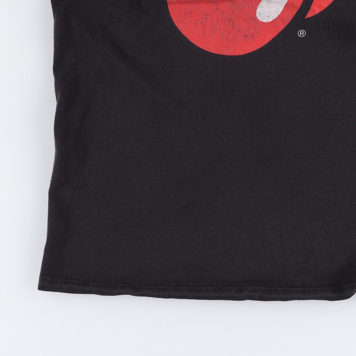 The Rolling Stones Band T-shirt, Men's XL cotton black type Vintage Second Hand
