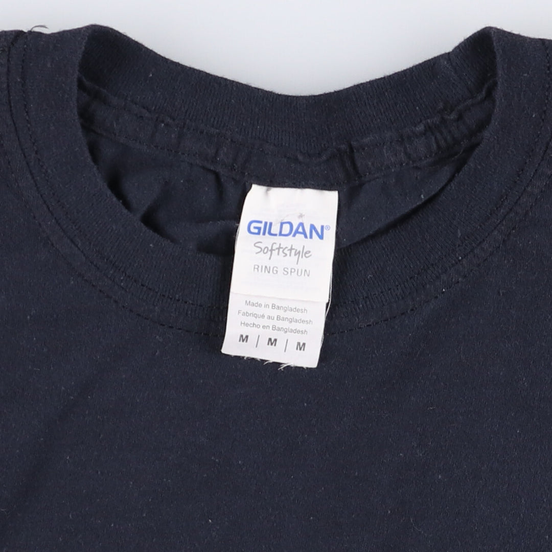 Gildan GILDAN QUEEN Band T-shirt, Men's M size cotton black type Vintage Second Hand