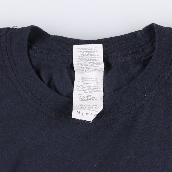 Gildan GILDAN QUEEN Band T-shirt, Men's M size cotton black type Vintage Second Hand