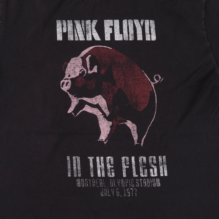PINK FLOYD Pink Floyd Band T-shirt Band T Men's M size cotton black type Vintage Second Hand