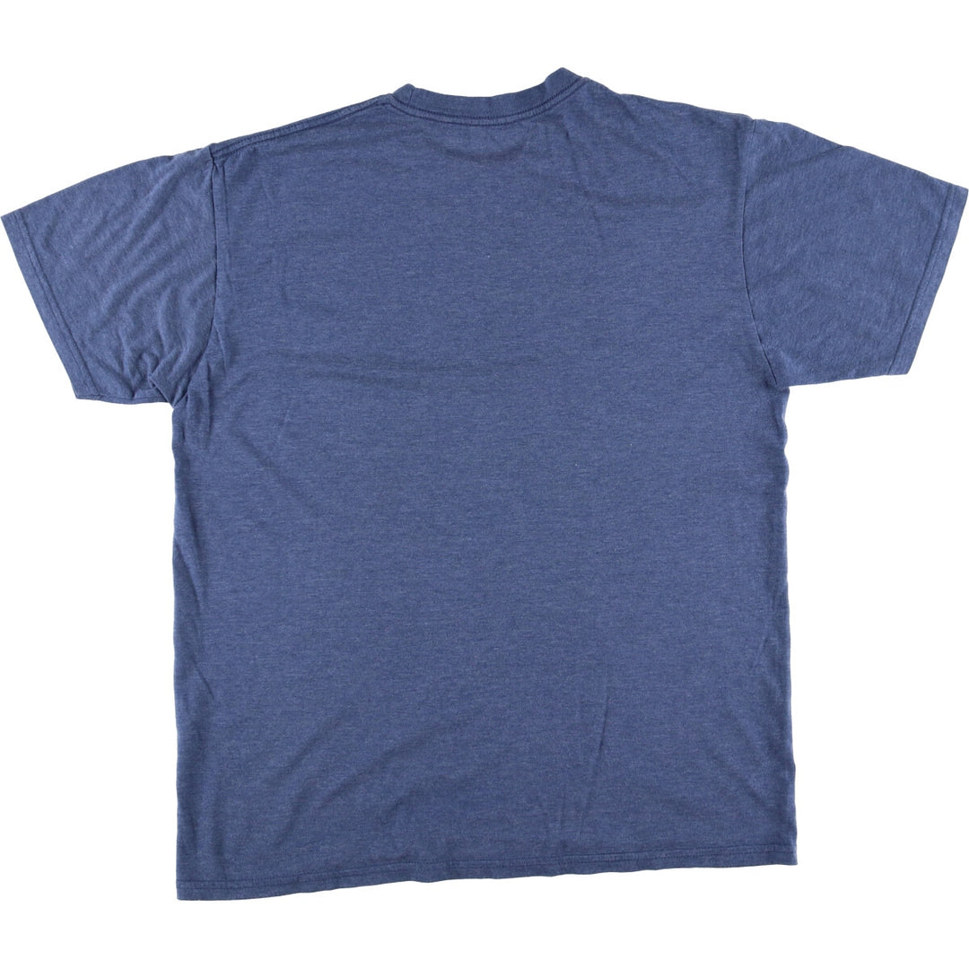 NIRVANA Nirvana Band T-shirt, Band T, Men's L size cotton blue type Vintage Second Hand