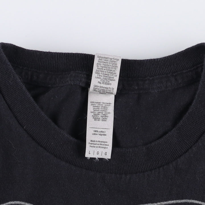 Gildan LIL BABY Rap T-shirt, Men's L size cotton black type Vintage Second Hand