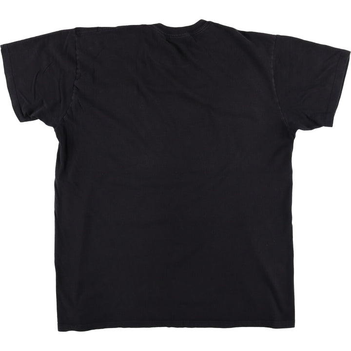The Rolling Stones Band T-shirt, Band T, Men's L size cotton black type Vintage Second Hand