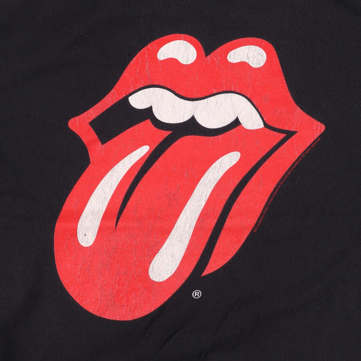 The Rolling Stones Band T-shirt, Band T, Men's L size cotton black type Vintage Second Hand