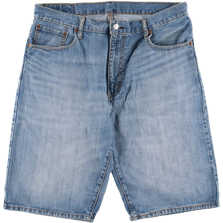 Levi's 569 denim shorts, half pants, men's size w37 cotton blue type Vintage Second Hand