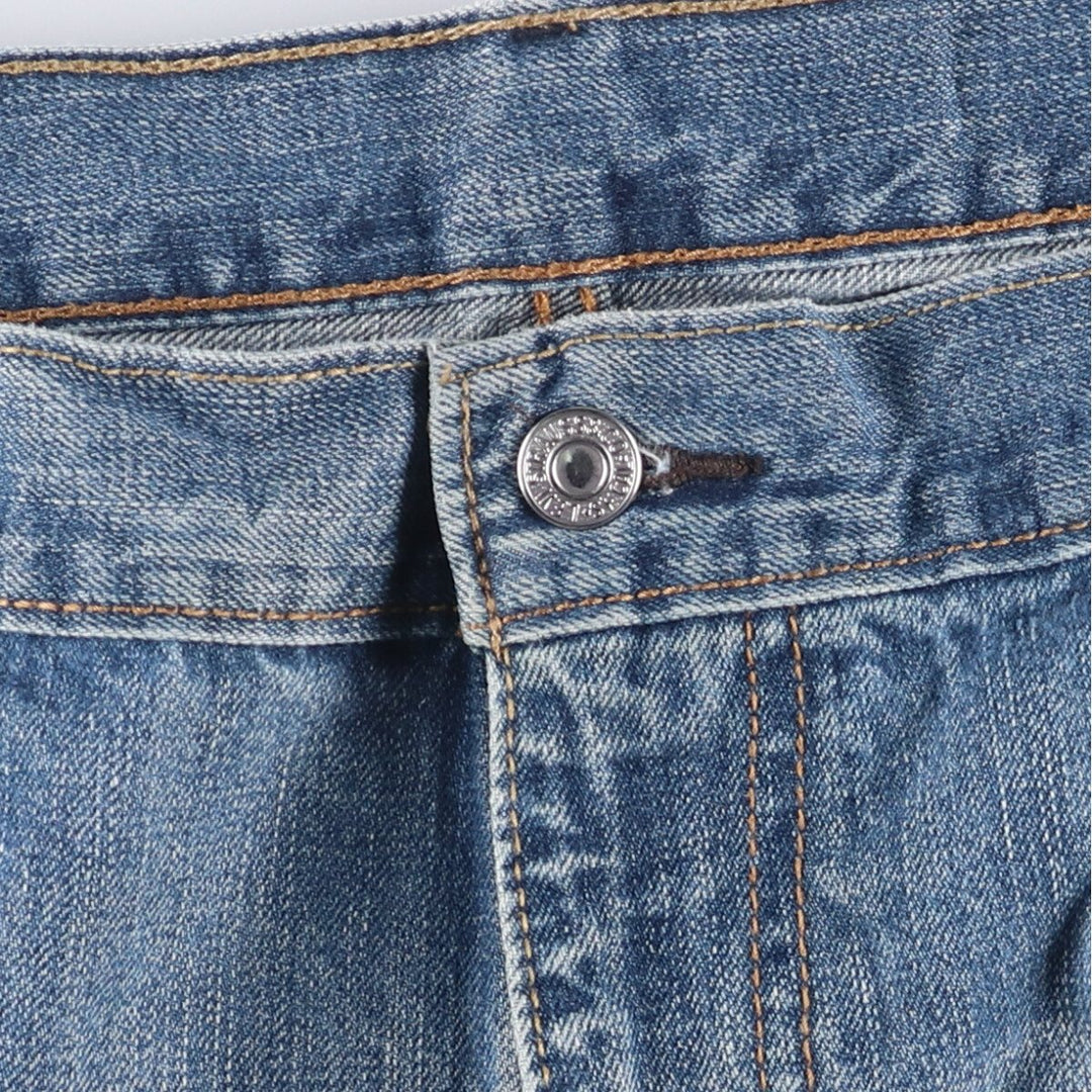 Levi's 569 denim shorts, half pants, men's size w37 cotton blue type Vintage Second Hand