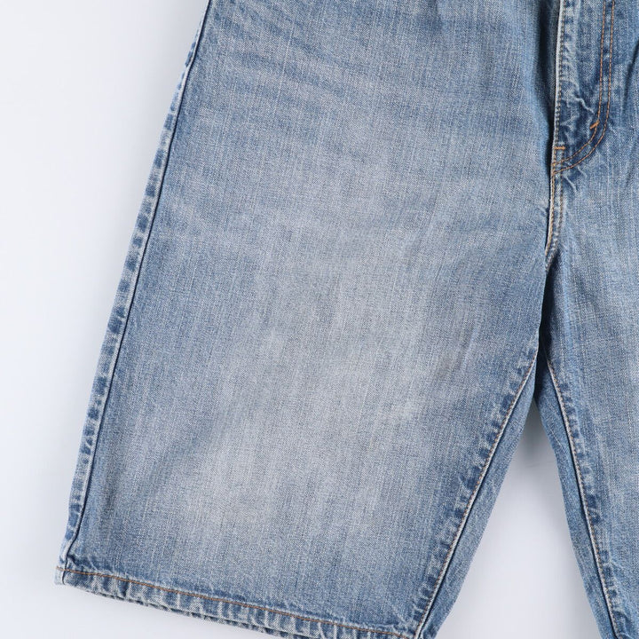 Levi's 569 denim shorts, half pants, men's size w37 cotton blue type Vintage Second Hand