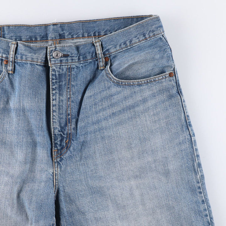 Levi's 569 denim shorts, half pants, men's size w37 cotton blue type Vintage Second Hand