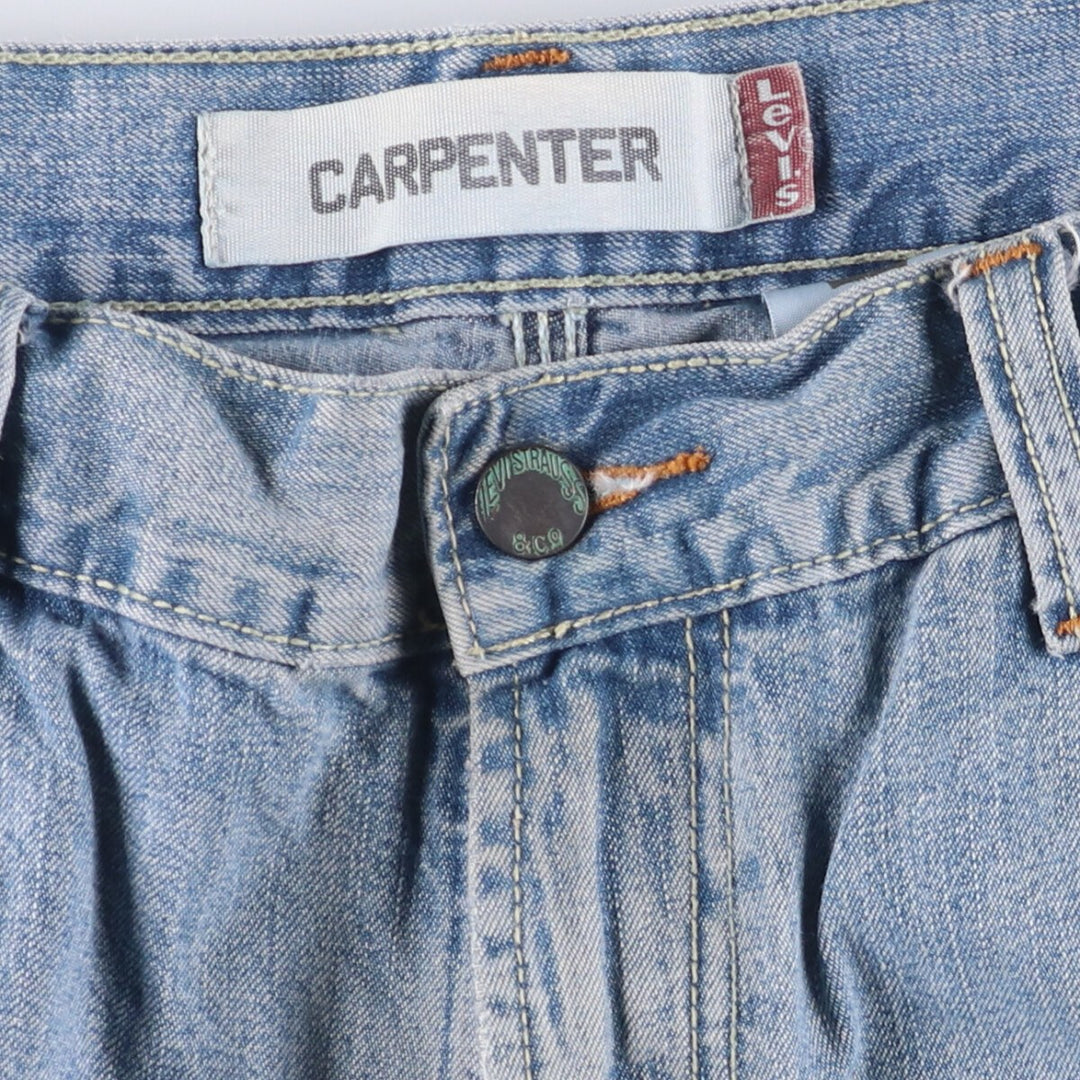 Levi's CARPENTER denim painter shorts, shorts for men, equivalent to w36 cotton blue type Vintage Second Hand
