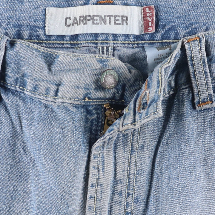 Levi's CARPENTER denim painter shorts, shorts for men, equivalent to w36 cotton blue type Vintage Second Hand